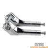 Harley Dyna Low Rider 1" Chrome Motorcycle Handlebar Risers (2006-2017)