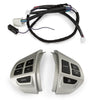 Mitsubishi Outlander Steering Wheel Switch Buttons Silver (2003-2023)