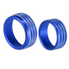 Dodge Ram (2018-2020) Blue Headlight Switch Knob Trim Cover Set