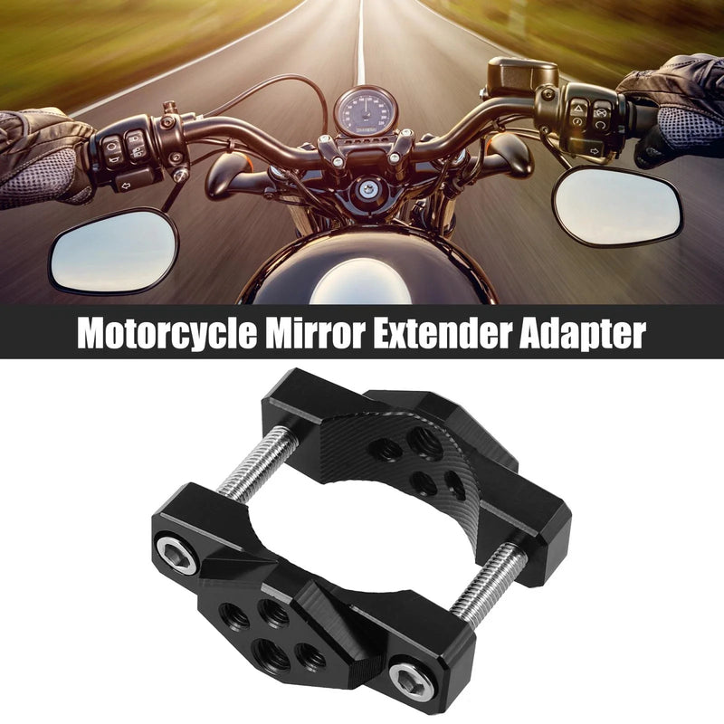 Motorcycle 17–42mm Light Lamp Holder Handlebar Mount Bracket Clamp