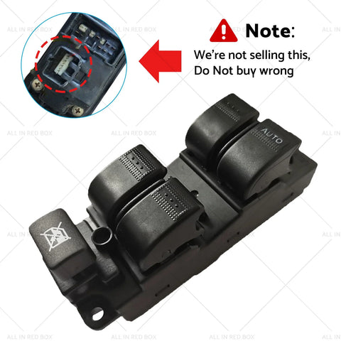 Mazda B2500, Bravo, Ford Ranger, Courier Power Window Switch (1998-2006)