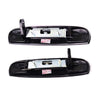 Exterior Door Handle Black Pair Fits Mitsubishi Mirage 5D Hatchback 2012-18 D06
