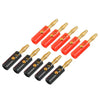 Various Models 10 Pcs Brass 4mm Audio Speaker Wire Cable Connectors