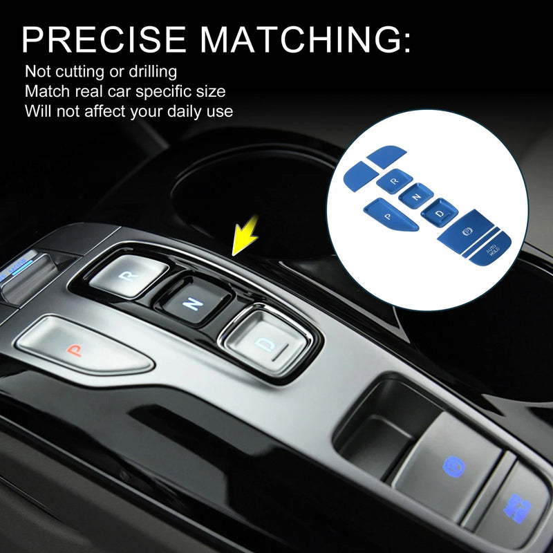 Hyundai Tucson Gear Shift Panel Button Handbrake Parking Brake Sticker (2015-2023)