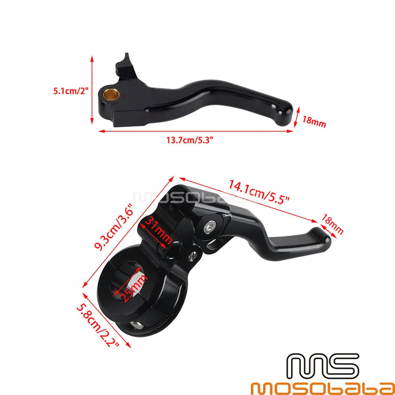 Harley Sportster XLH1200 XL1200C XL1200S Brake & Clutch Levers Set (1996-2003)