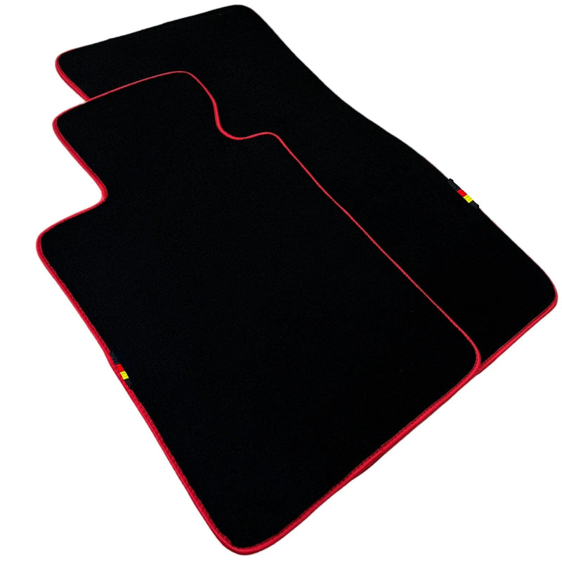 BMW M5 E60 with Red Trim AutoWin Black Floor Mats (2005-2010)