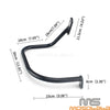 Harley Softail Deluxe FLSTN Saddlebag Guard Bars (2005-2017)