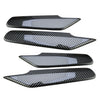 Honda Civic Carbon Fiber Style Interior Door Armrest Panel Covers (2022-2023)