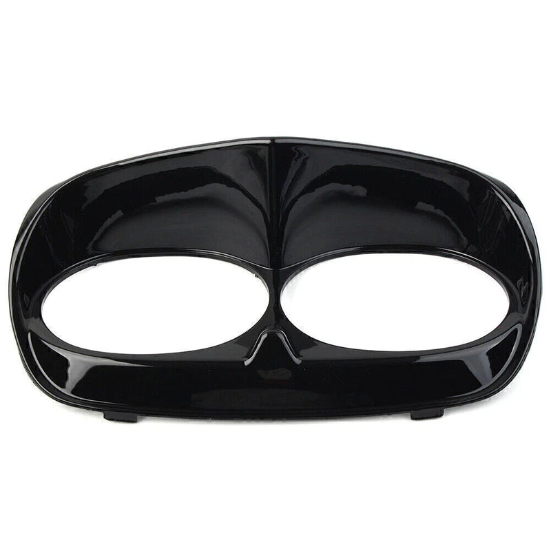 Harley Road Glide FLT Black Headlight Bezel Cover (1998-2013)