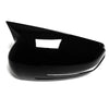 Mercedes Benz W204 W176 W212 CLA250 C63 2 x Black Wing Mirror Cover Caps