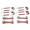 Dodge Ram 1500 2500 3500 Chrome 4 Door Handle & Tailgate Covers (2002-2008)