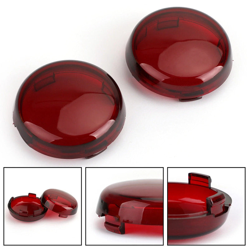 Harley Road King TourGlide Red Plastic Indicator Lens Cover (1994-2001)