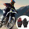 Motorcycle L / 1 Pair / Glove Breathable Full Finger Nylon Outdoor Red
