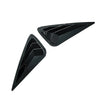 Lexus NX Gloss Black Rear Side Window Louver Shutter Cover Trim (2015–2021)