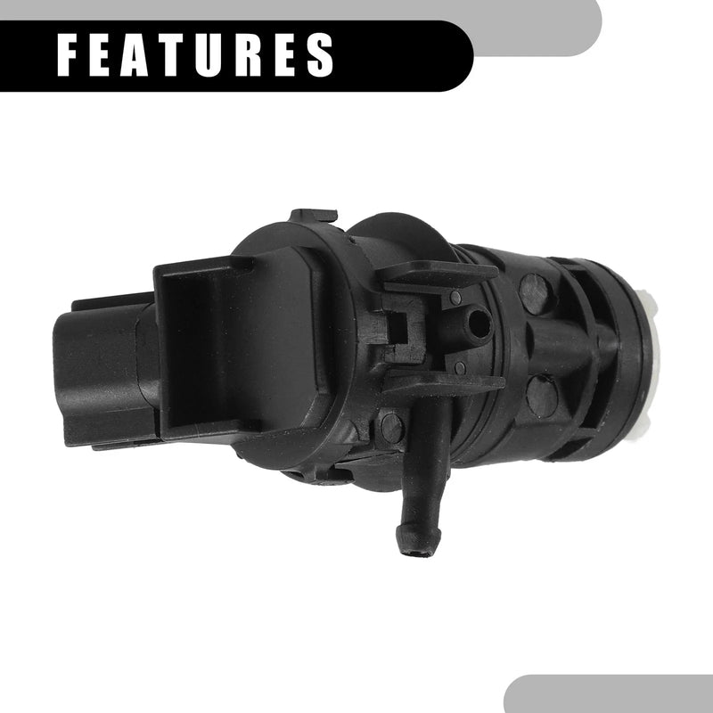 Dodge Charger (2006 - 2023) Black Windshield Washer Pump