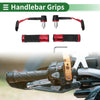 Motorcycle Handlebar End Grips Rubber Aluminum Alloy