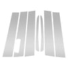 Ford Maverick (2022-2023) Silver Tone 7pcs Door Pillar Window Trim