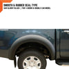 Ford Ranger PX2 16W Glossy Black Smooth Fender Flares (2015-2018)