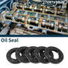 Oil Seal 27x47x7mm Black Rotary Shaft Seal NBR Rubber 5Pcs