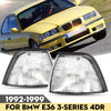 BMW E36 318ti / 328i / 318i / M3 / 325i / 320i 2x Clear Corner Lights (92–99)