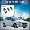 Ford Fiesta (2013-2024) Silver Tone 3 x Foot Accelerator Pedal Covers