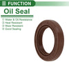 Oil Seal 30x45x8mm FKM Rubber High Pressure Brown 5 Pcs