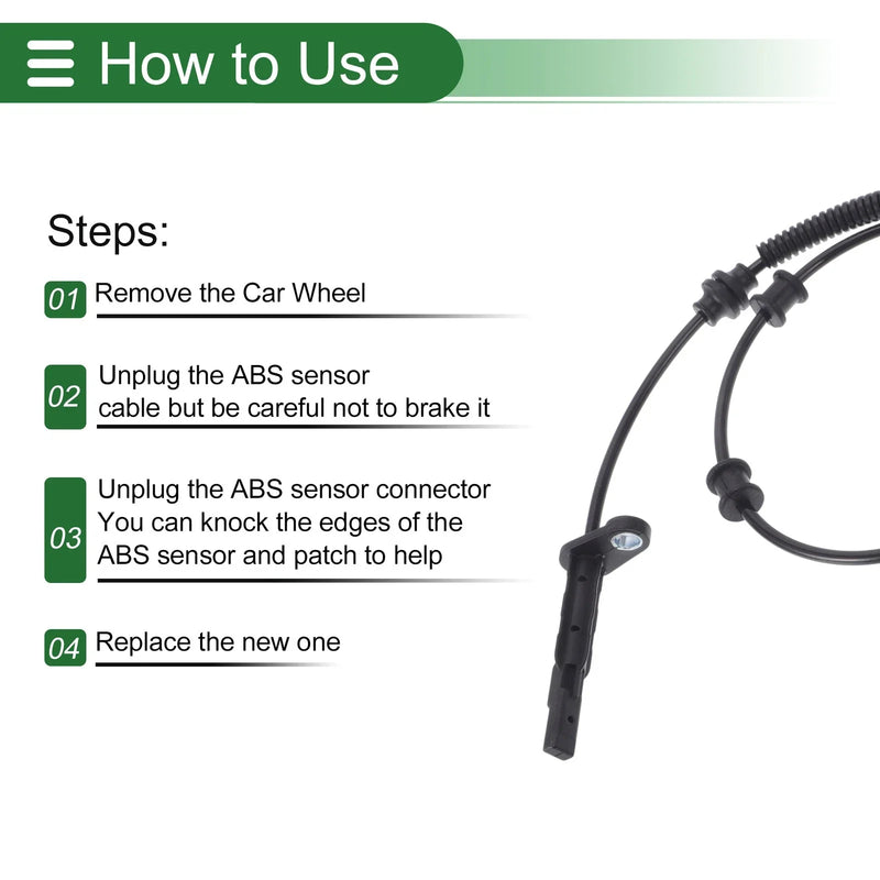 Dodge Ram 1500 ABS Wheel Speed Sensor (2019 - 2023)