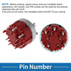 Porsche 911 Headlamp Dimmer Switch Red Headlight Switch