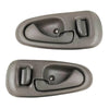 Interior Door Handle Pair LR Fits Mitsubishi L200 Strada K64 Pickup 1996-05 EBDE