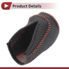 Mazda CX-5 (2013-2014) Black Brown Faux Leather Car Gear Shift Knob Cover