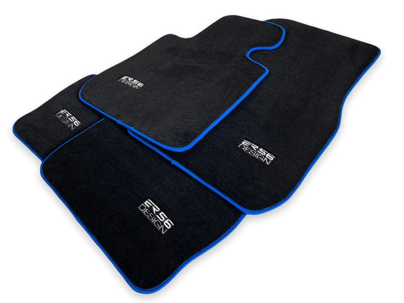 BMW 3 Series E90 E91 Premium Black Tailored Floor Mats (2006-2013)