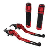 Ducati Panigale Red Extendable Brake Clutch Lever Grip Set (2016-2020)