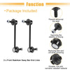 Ford Fusion 2 x Front Stabilizer Sway Bar End Links (2011-2012)