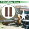 Motorcycle Grips / 7/8" 22mm Light Brown Handlebar Grips