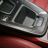 Porsche 911 2019-2022 Real Carbon Fiber Central Console Water Cup Cover Trim