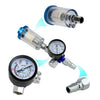 Spray Gun - Aluminum Alloy 1/4" Air Pressure Gauge Regulator (No Year)
