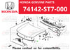 HONDA INTEGRA 3D 4D Bonnet Rubber Hood Seal Molding