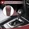 Mazda CX-5 (2013-2014) Black Brown Faux Leather Car Gear Shift Knob Cover