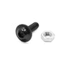 Motorcycle 20pcs M6 Black Aluminum Alloy Hex Socket Head Bolts