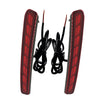 Toyota Corolla Red Lens LED Rear Bumper Reflector Lights