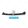 BMW X5 E53 Rear RH Power Window Regulator (2000-2006)