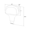 Harley Street Glide Driver Backrest Pad & Mounts