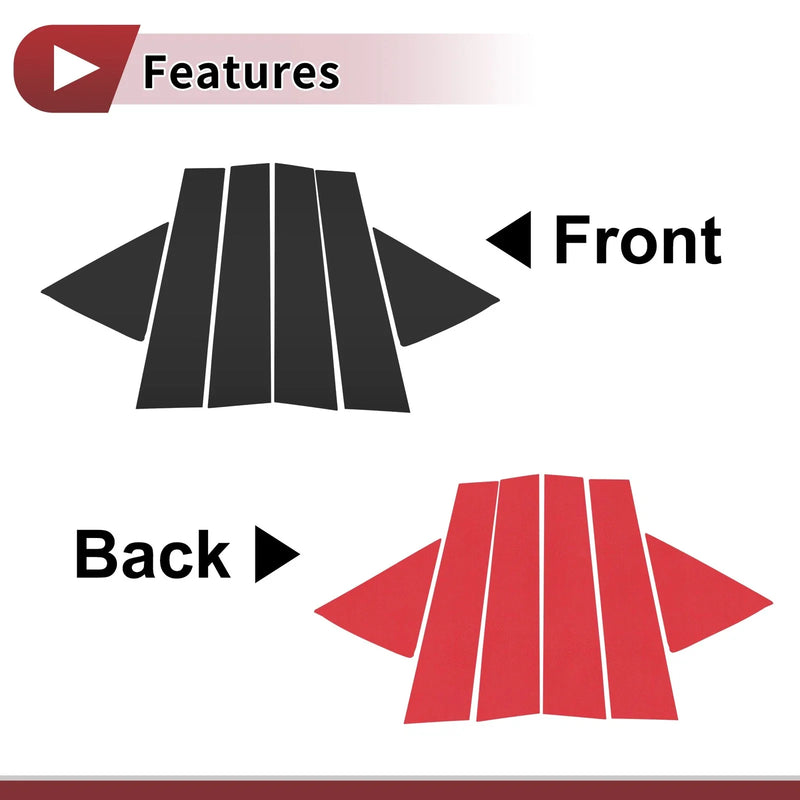 Lexus RX Black Door Window Trim (2016-2022)