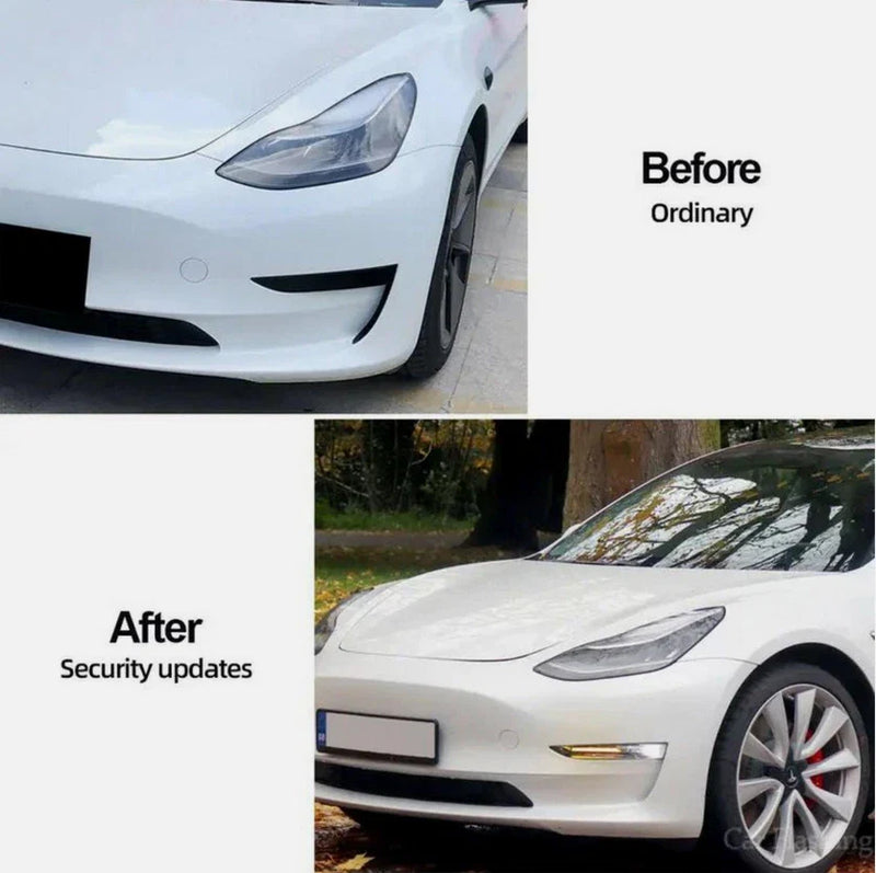 Tesla Model 3 2 x Front Left Right Side Fog Light DRL Lamp (2017–2023)