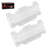 Honda CR125R 2 x Radiator Louver Guard White (1992–1997)