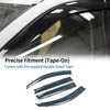Toyota RAV4 (2006-2012) Side Vent Visors Black Window Deflectors 1 Set