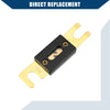 Car, Motorcycle, Boat - Gold Tone, Black 3 x Mini ANL 180A Fuses