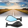 M6 Rear View Mirrors Black Aluminum