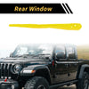 Jeep Wrangler JL JLU Rear Window Wiper Arm Blades Covers (2018-2024)