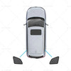 Volvo XC60 Magnetic Mesh Sun Blind Shades (2017-2024)